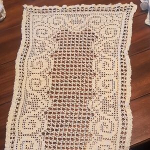 Handmade Crochet Table Runner